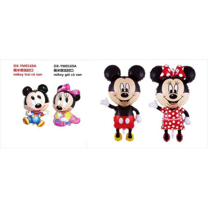 Bóng kiếng hình chuột Mickey size 80cm