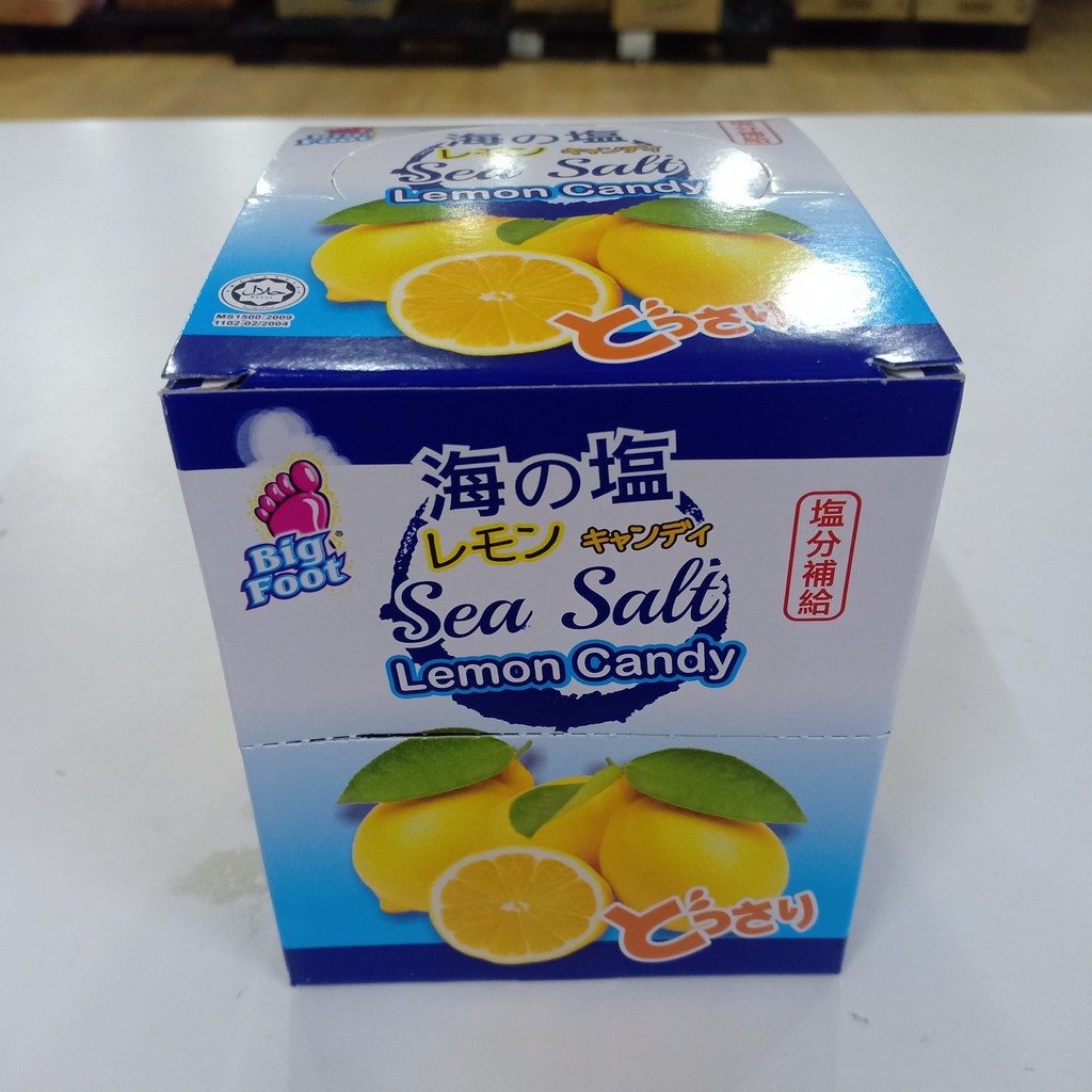 Combo 1 Hôp Kẹo Ngậm Chanh Muối Sea Salt Lemon Candy