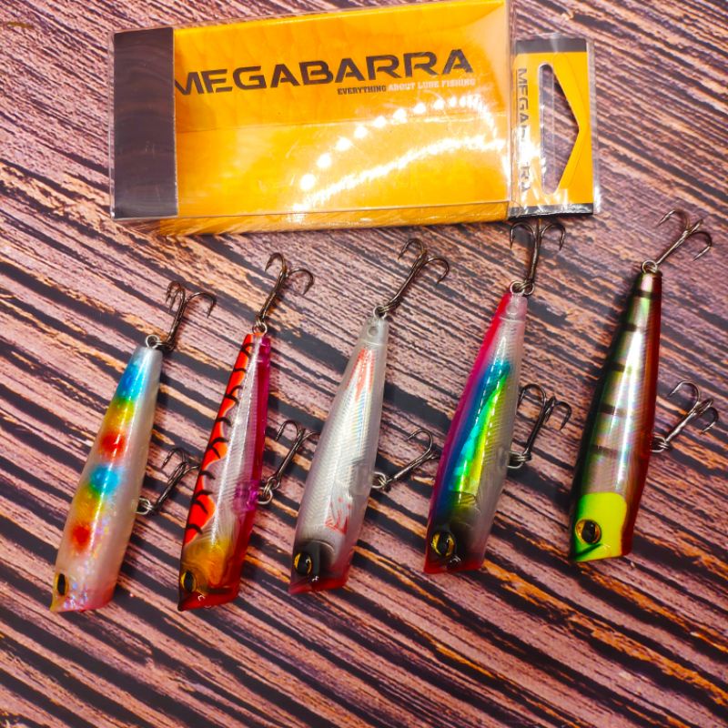 Mồi Câu Megabarra Popper 7g 65mm Topwater