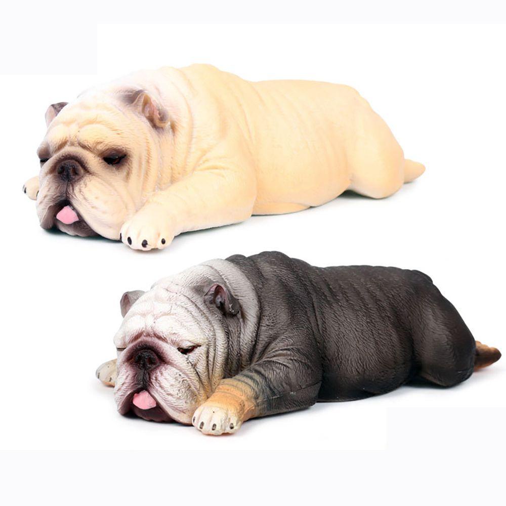 Mô Hình Chó Bull Đang Ngủ Đánh Lửa Đồ Chơi Cho Bé
