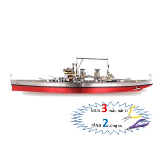 Mô Hình Lắp Ghép kim Loại 3D Thiết Giáp Hạm HMS Prince of Wales - Anh