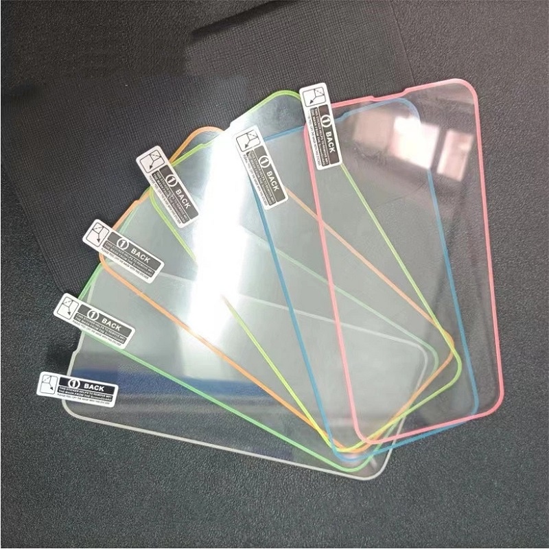 Ốp Điện Thoại Kính Cường Lực Dạ Quang Cho iPhone 13 12 11 14 Pro Max Mini XR X XS 7 8 Plus SE 2022