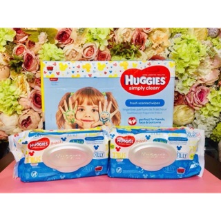 🇺🇸 Khăn giấy ướt Huggies 72 tờ