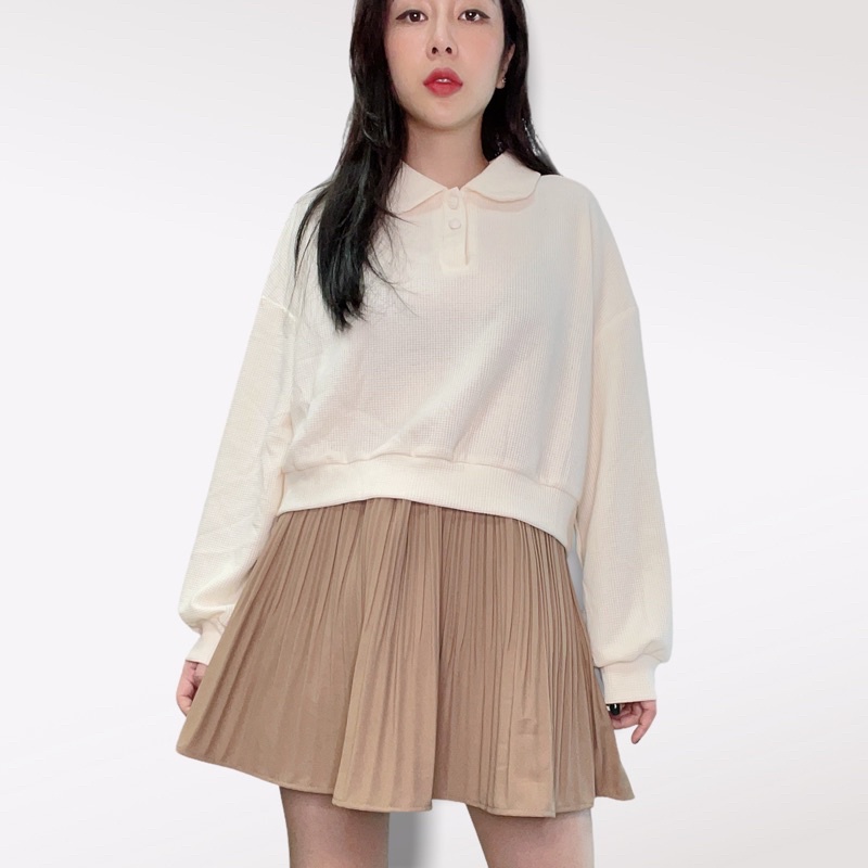 Áo Croptop Trơn Có Cổ - Mã Số: Do1852