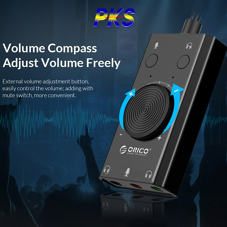 Cáp Điều Chỉnh Âm Lượng ORICO SC2-BK