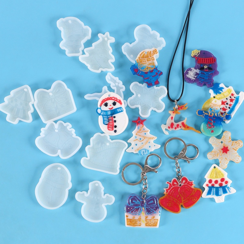 Sa Khuôn Silicon Làm Mặt Vòng cổ / Móc Khóa DIY