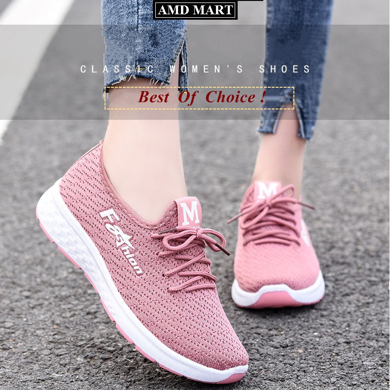 Giày Thể Thao Nữ , Giày Sneaker Nữ F805 Phong Cách Trẻ Trung , Năng Động  -  Màu Đen , Hồng , Đỏ Nâu