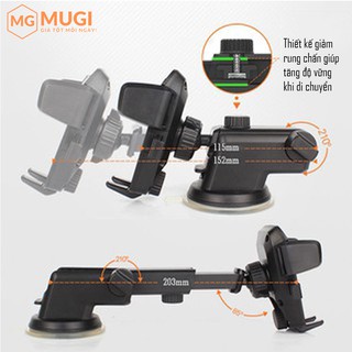 Kẹp điện thoại ô tô, giá đỡ điện thoại ô tô xoay 360 độ tiện lợi - MUGI