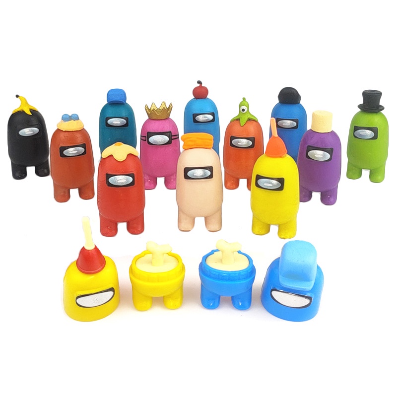 Set 12 Mô Hình Nhân Vật Hoạt Hình Trong Among Us