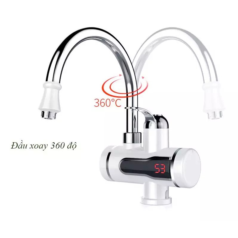 ✔️ [BH 1 Đổi 1] Máy Làm Nóng Nước Trực Tiếp Tại Vòi, Vòi Nóng Lạnh Trực Tiếp Water Warm HD-02 - Làm Nóng Nước Cực Nhanh