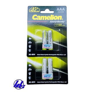 Pin sạc aaa camelion alwaysready 1100mah - combo 4 viên
