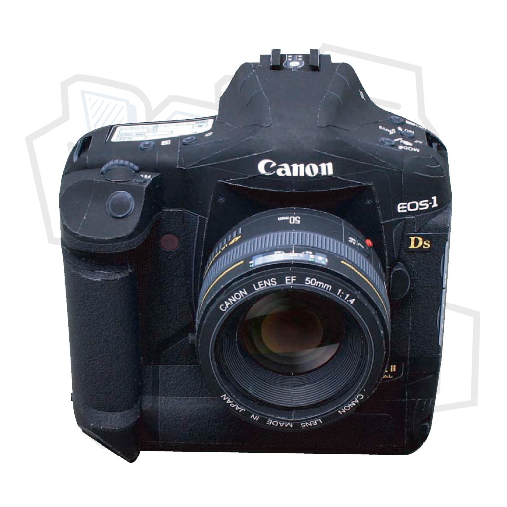 Mô hình giấy Máy ảnh Canon EOS-1Ds Mark II (tỉ lệ 1:1)