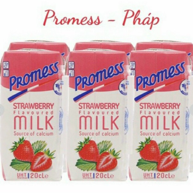 Sữa Tươi PROMESS Hương Hoa Qủa ( sét 1 hộp 200ml ) | BigBuy360 - bigbuy360.vn