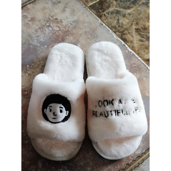 Dép lông mang trong nhà cặp cho nam và nữ