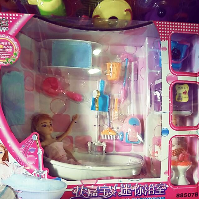 Bộ nhà tắm Barbie girl