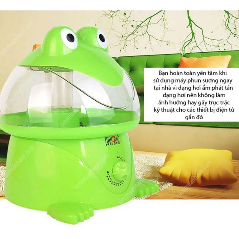 Máy phun sương tạo ẩm - Máy khuếch tán hơi nước hình thú - Cao Cấp 4L