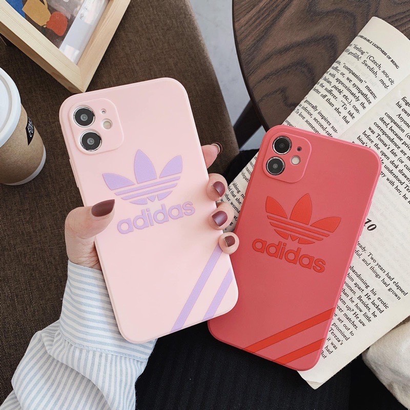 Ốp Lưng Điện Thoại Iphone Dẻo Chống Bẩn in Logo Adidas 7plus/8/8plus/x/xr/xs/11/12/11promax/plus/12promax