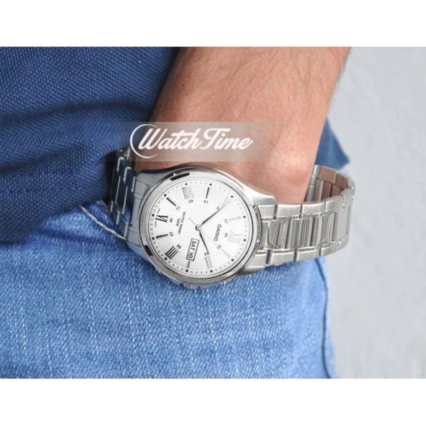 Đồng hồ nam dây kim loại Casio chính hãng Anh Khuê MTP-1384D-7AVDF