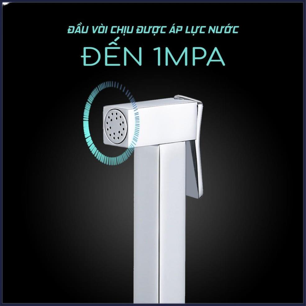 Bộ vòi xịt vệ sinh đa năng chất liệu đồng mạ crom mặt gương bóng HIWIN PJF-2020