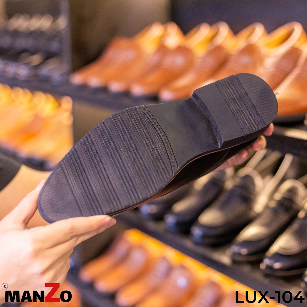 Giày Oxford nam cao cấp - Giày công sở da bò sang trọng - MANZO LUX 104 - Manzo Store