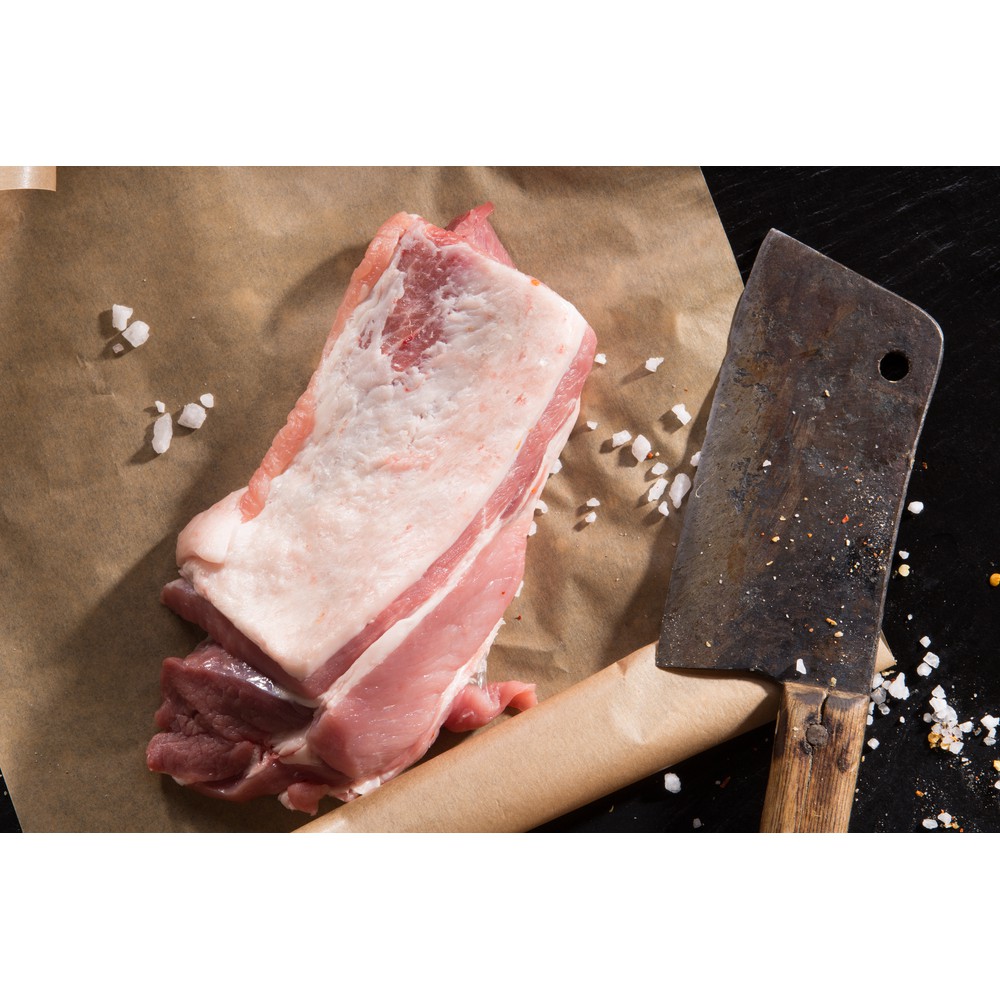 [GIAO NHANH HCM] Ba Rọi Heo Không Da Ba Lan (500gr) - Thịt tươi mềm trong ngày - Cắt theo yêu cầu