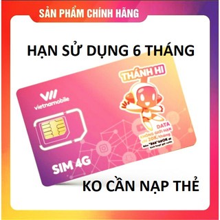 Sim Vietnamobile hạn 6 tháng nhận mã giá rẻ
