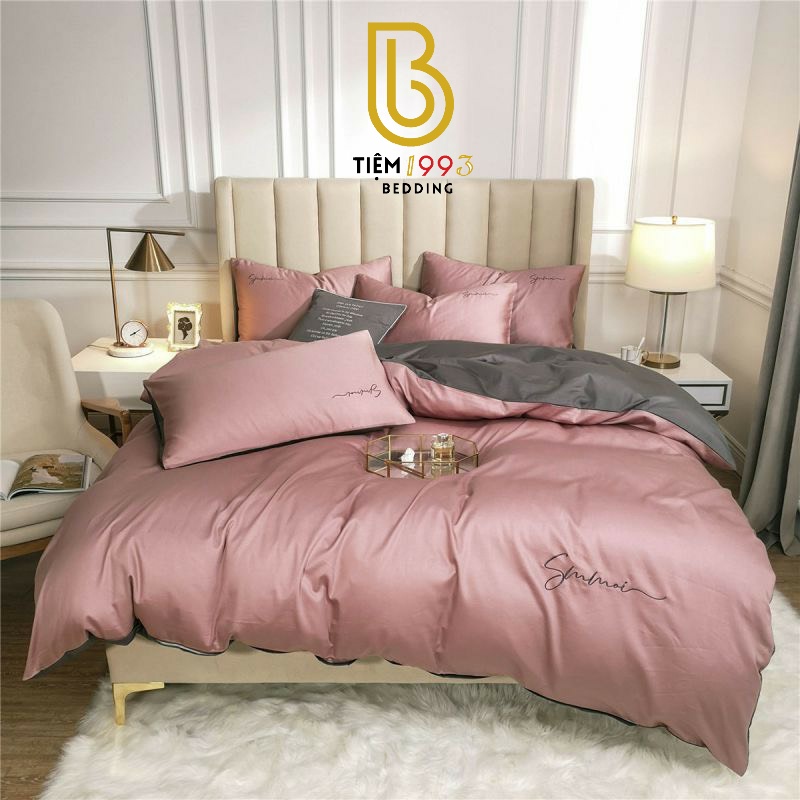 🌞🌞 Set Ga Gối Lụa SUMOI 60s Phối Màu Sang Trọng Chất Vải Mềm Mịn Cho Giấc Ngủ Ngon - Mã KL75 🌞🌞 | BigBuy360 - bigbuy360.vn