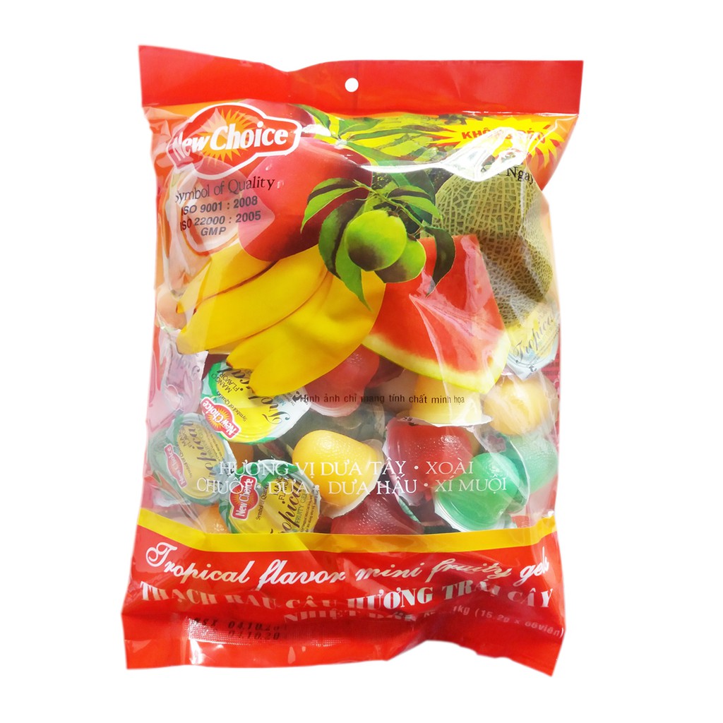 Thạch New Choice Tropical gói 1kg