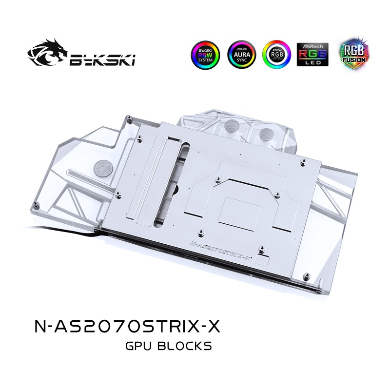 Block card Asus 2060 2070s strix Tản nhiệt nước custom Hyno Store