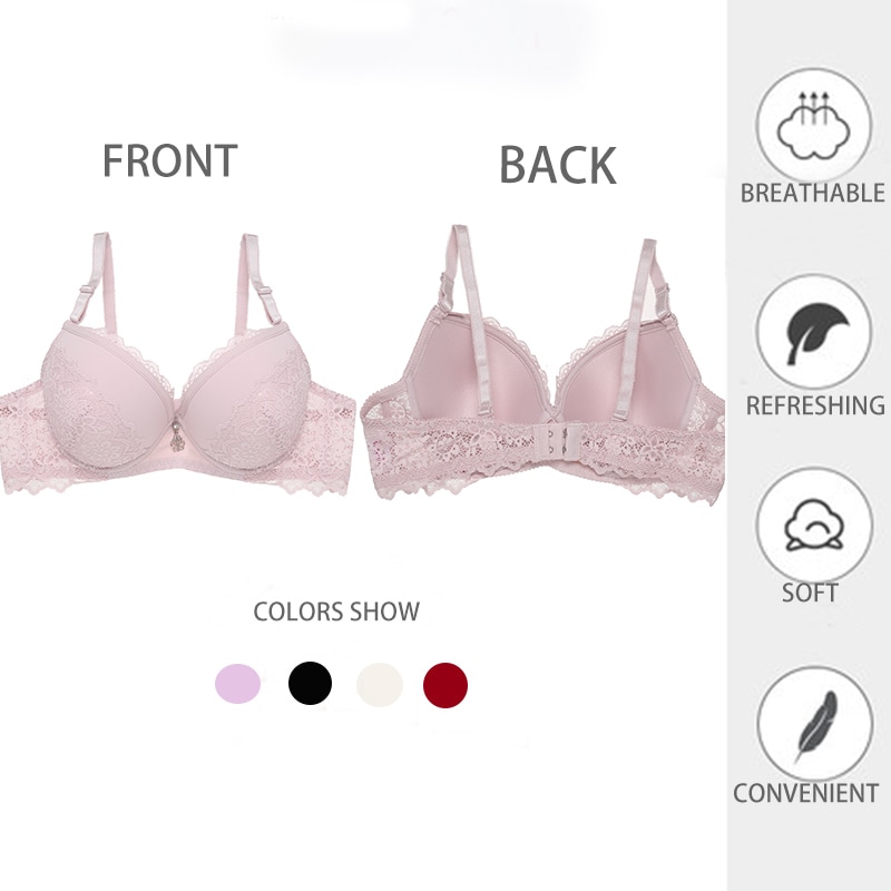 Áo Ngực Cổ Chữ V Họa Tiết Hoa Quyến Rũ Cho Nữ