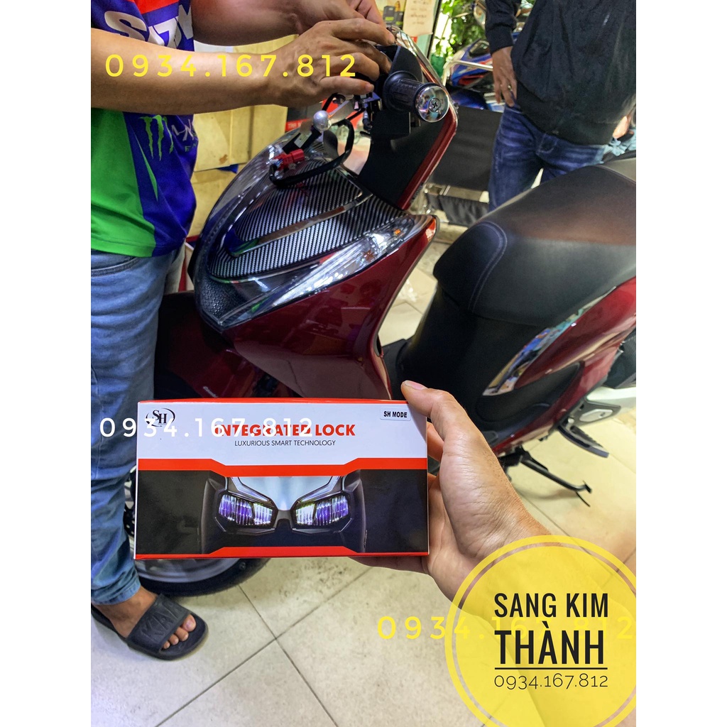 Bộ Công Tắc Passing Kiêm Tắc Đèn Xe Honda Sh Mode Hàng INTEGRAPTED LOCK