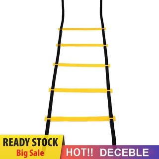 Thang Dây 5 Bậc 10 Feet 2.7m Dùng Luyện Tập Tốc Độ Đá Bóng Bền An Toàn