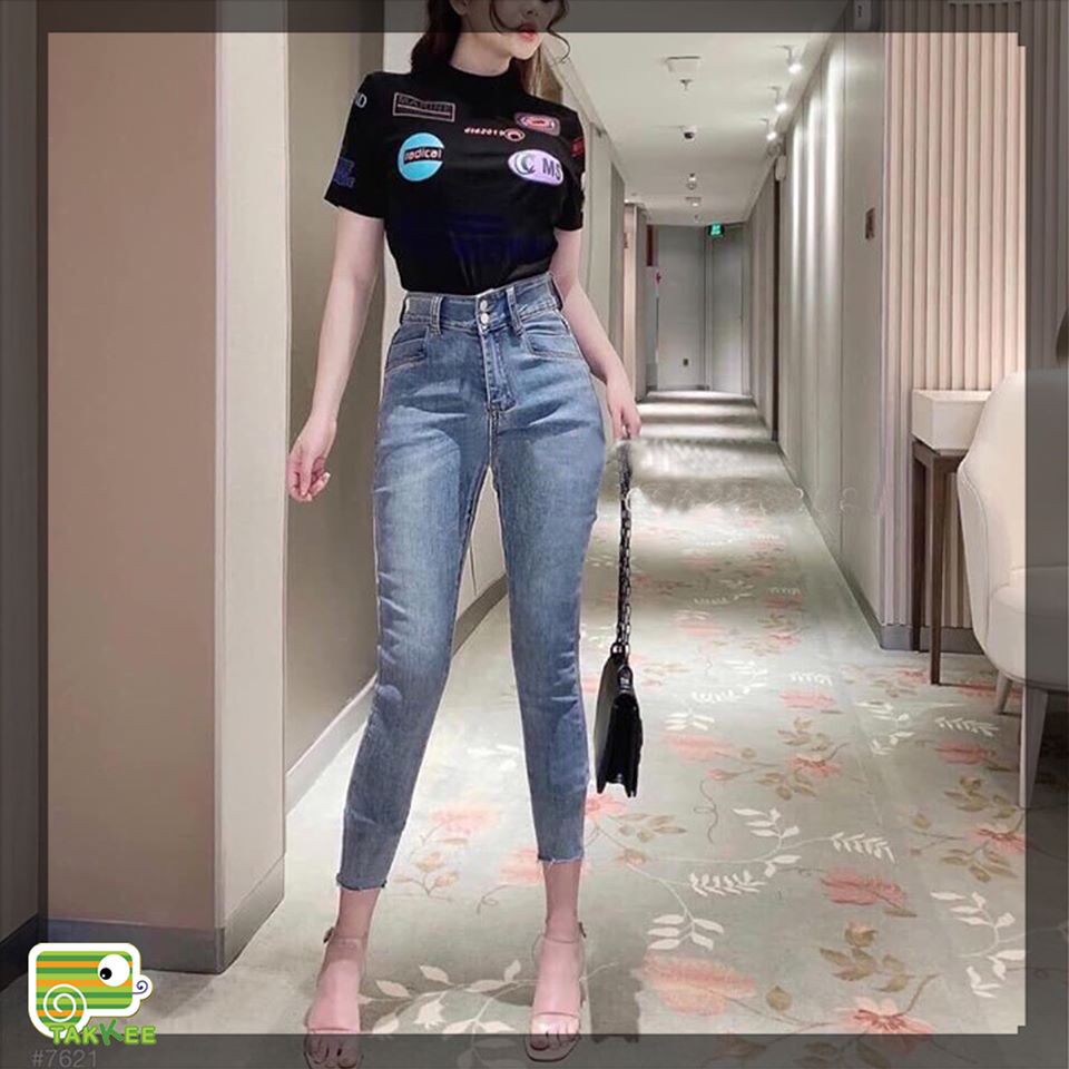 quần beggy  quần jean hai túi chéo siêu hot