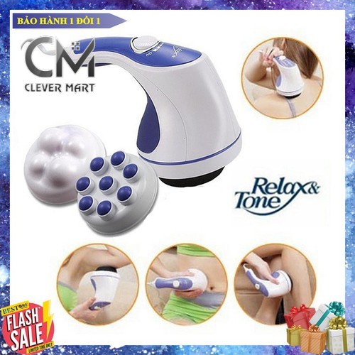 [RẺ VÔ ĐỊCH GIẢM TỚI 50%] Máy massage cầm tay Relax &amp; Spin Tone - Máy mát xa cầm tay