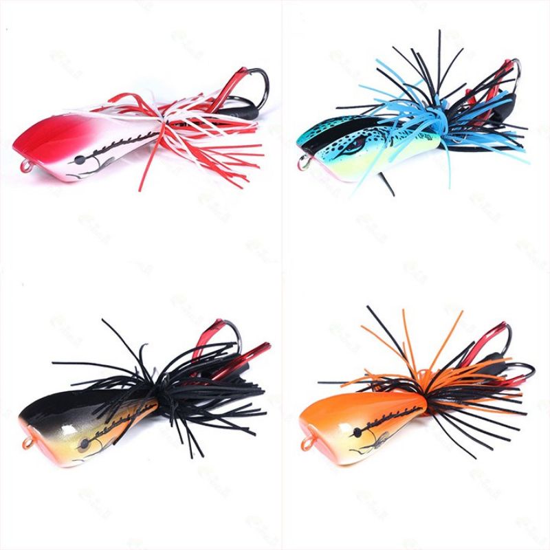 Mồi nhái giả câu cá lóc 55mm, cá giả câu lure cá săn mồi (siêu rẻ) MG6 đồ câu FISHING_HD