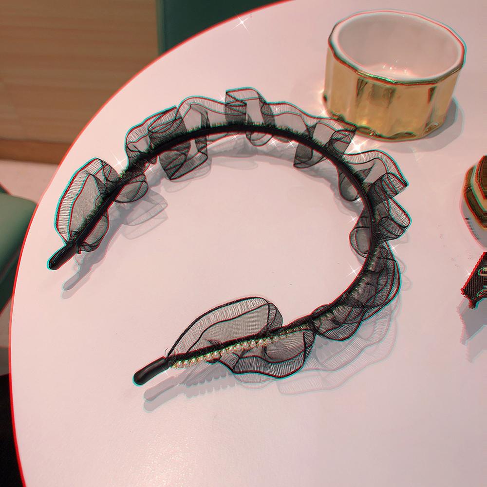 Băng Đô Cài Tóc Phối Lưới Thanh Lịch Cho Nữ|Băng Đô Cài Tóc Cho Nữ