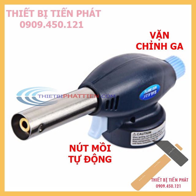 Khò Mập, Dụng Cụ Khò Mini Flame Gun Có Nút Mồi Tự Động Và Điều Chỉnh Ga (Chính Hãng)