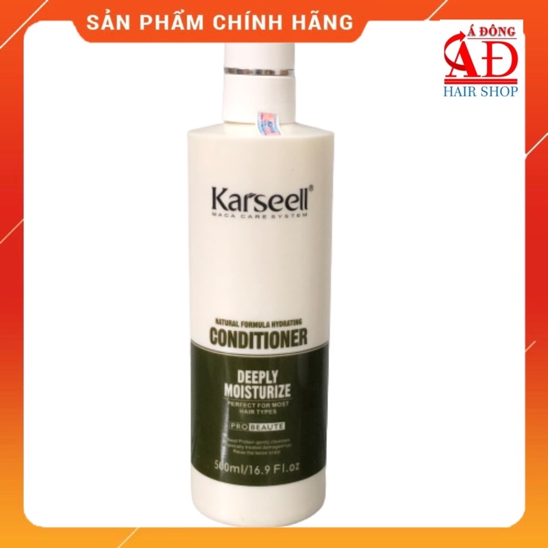 [Chính hãng] [Siêu rẻ] Dầu xả làm sạch gàu Karseell Deeply Moisture Conditioner 500ml