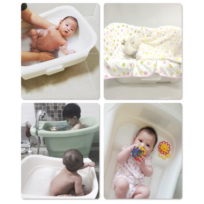 Bồn tắm cho bé sơ sinh từ 0-36 tháng tuổi nhập khẩu Budsia Hàn Quốc