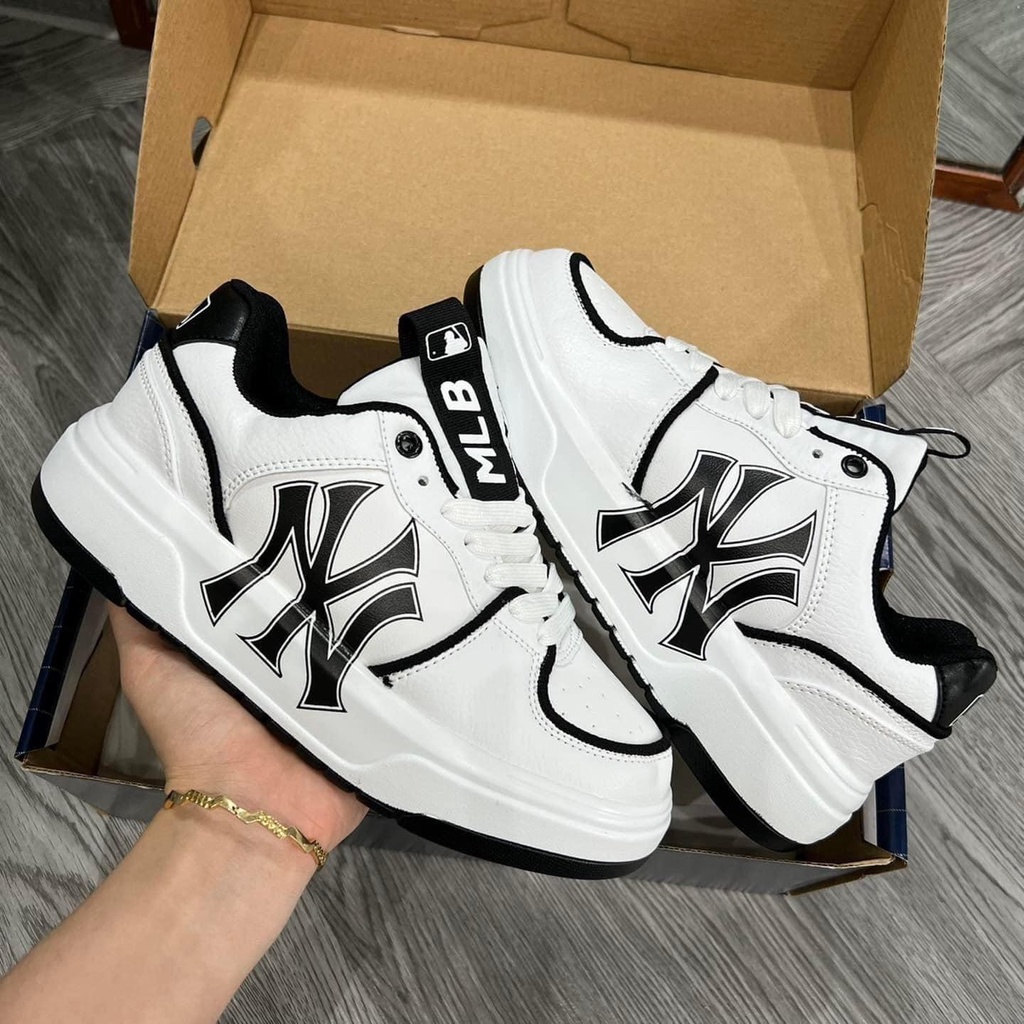 Giày M.L.B Nam Nữ Chunky In 3D Đế Tăng Chiều Cao Thể Thao Thời Trang Cao cấp Full Box, Bill