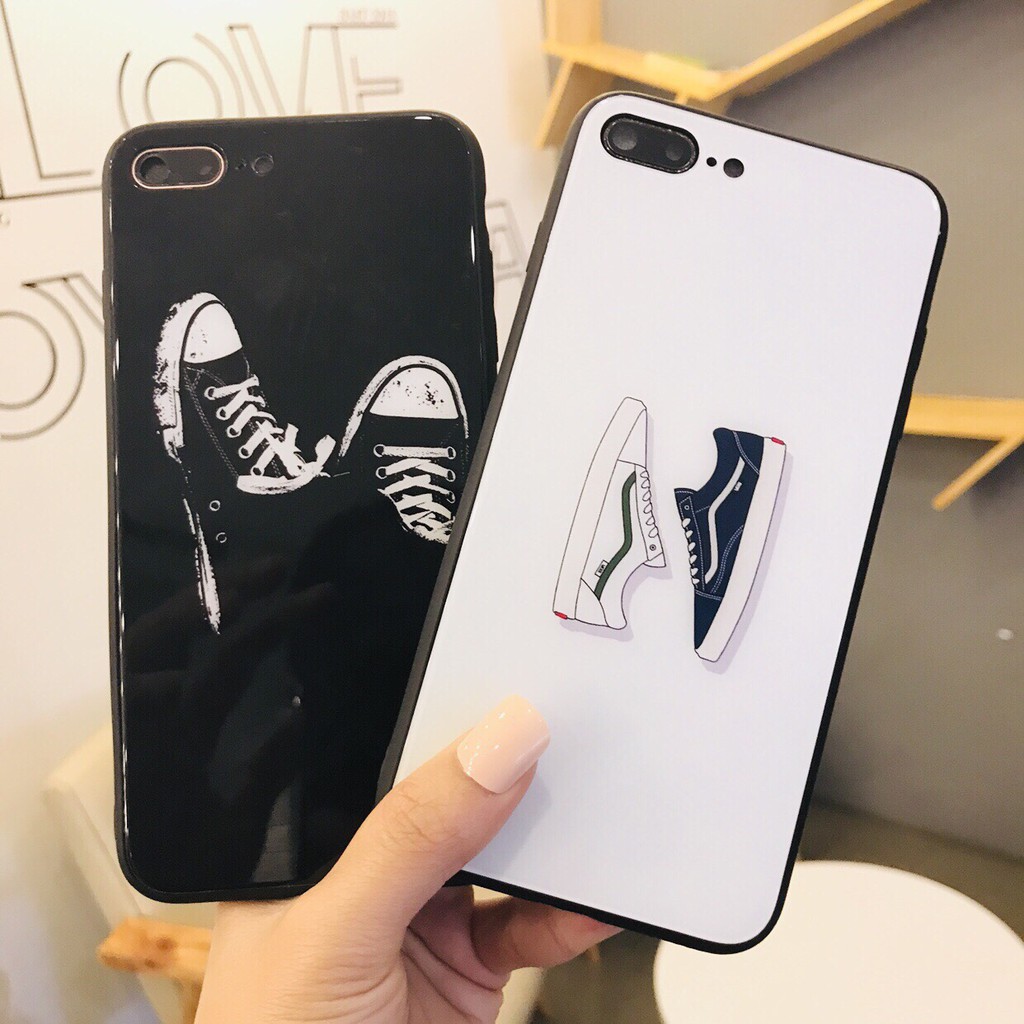 Ốp Lưng iphone Kính Cường Lực Logo 3 II - k211