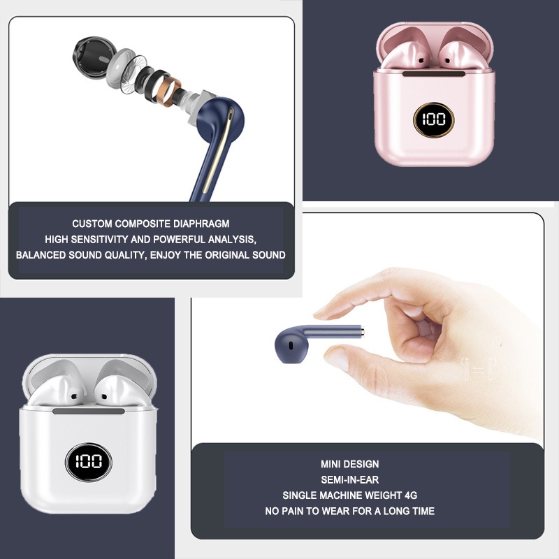 Tai nghe Bluetooth không dây Tai nghe thể thao hai tai Chất lượng cao X1 In-Ear 5.2 Tai nghe Tai nghe Sportset Tai nghe Tai nghe Sports Tai nghe Tai nghe trò chơi trò chơi