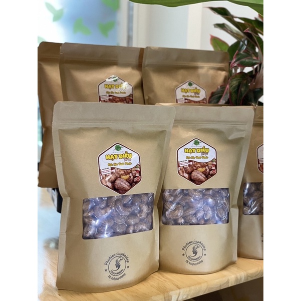 HẠT ĐIỀU VỎ LỤA BÌNH PHƯỚC 500GR ( HÚT CHÂN KHÔNG)