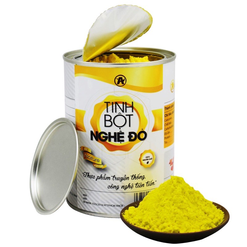 Tinh bột nghệ đỏ An Bình + Tặng kèm muỗng cafe inox