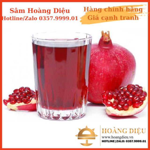 SÂM HOÀNG DIỆU - Nước Ép Lựu Collagen Hàn Quốc, Hộp 30 gói* 80ml