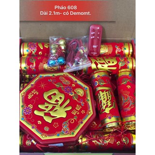 PHÁO ĐIỆN TỬ CỠ ĐẠI 2M 2 LOA CÓ REMOTE ĐIỀU KHIỂN