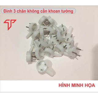 Set đinh 3 chân bộ 12 cái, đinh 3 chân