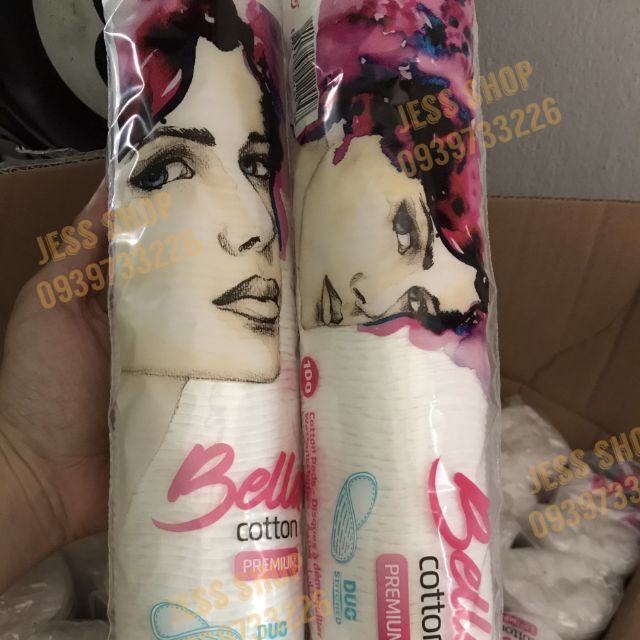 Bông tẩy trang Bella 100M/120M | BigBuy360 - bigbuy360.vn