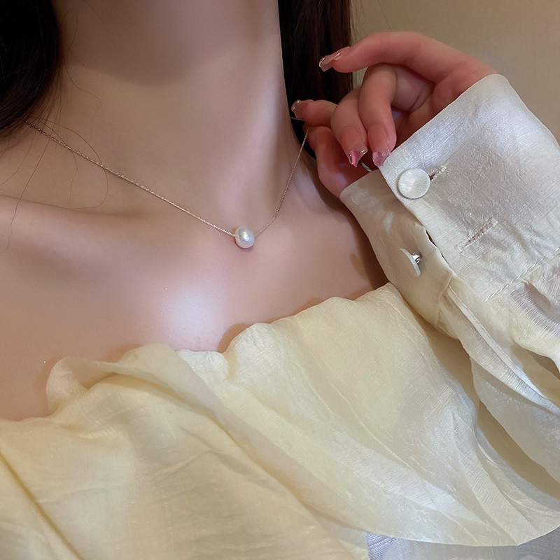 Vòng cổ Chuỗi Hạt Ngọc Trai Nhân Tạo Đơn Giản Thời Trang Cho Nữ