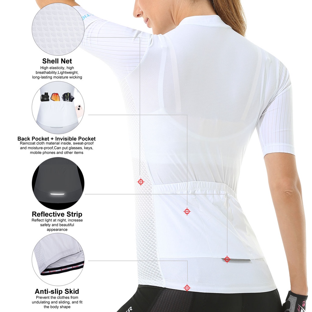 Áo thun X-TIGER tay ngắn thoáng khí thời trang đi xe đạp leo núi cho nữ